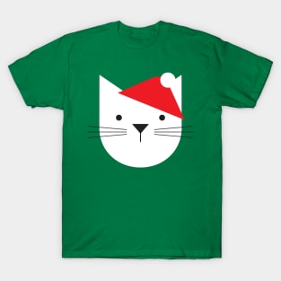 Santa Cat With Beard T-Shirt